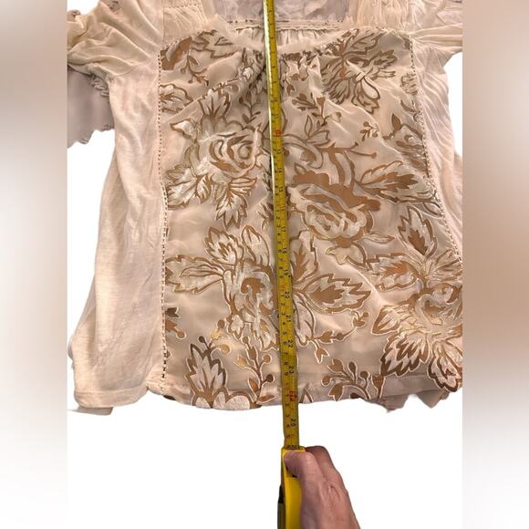 Anthropologie Meadow Rue Mariana Burnout Top, size M - Picture 6 of 7